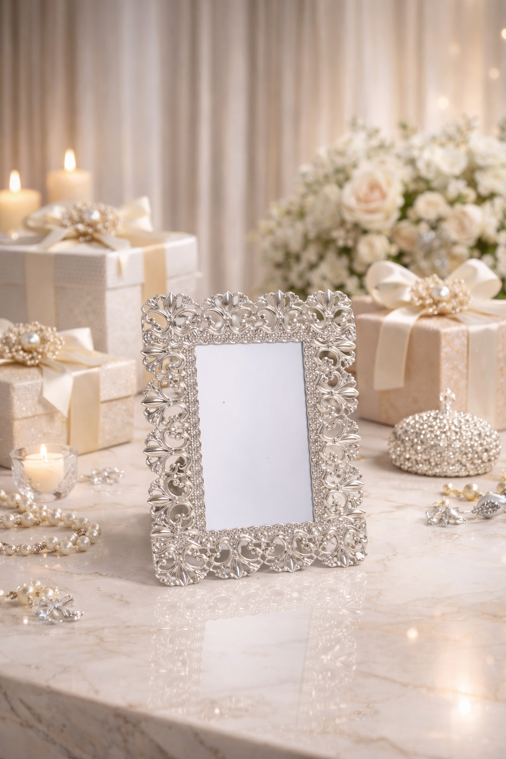 Ornate Silver Photo Frame