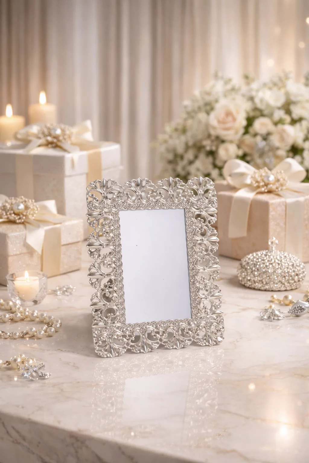 Ornate Silver Photo Frame