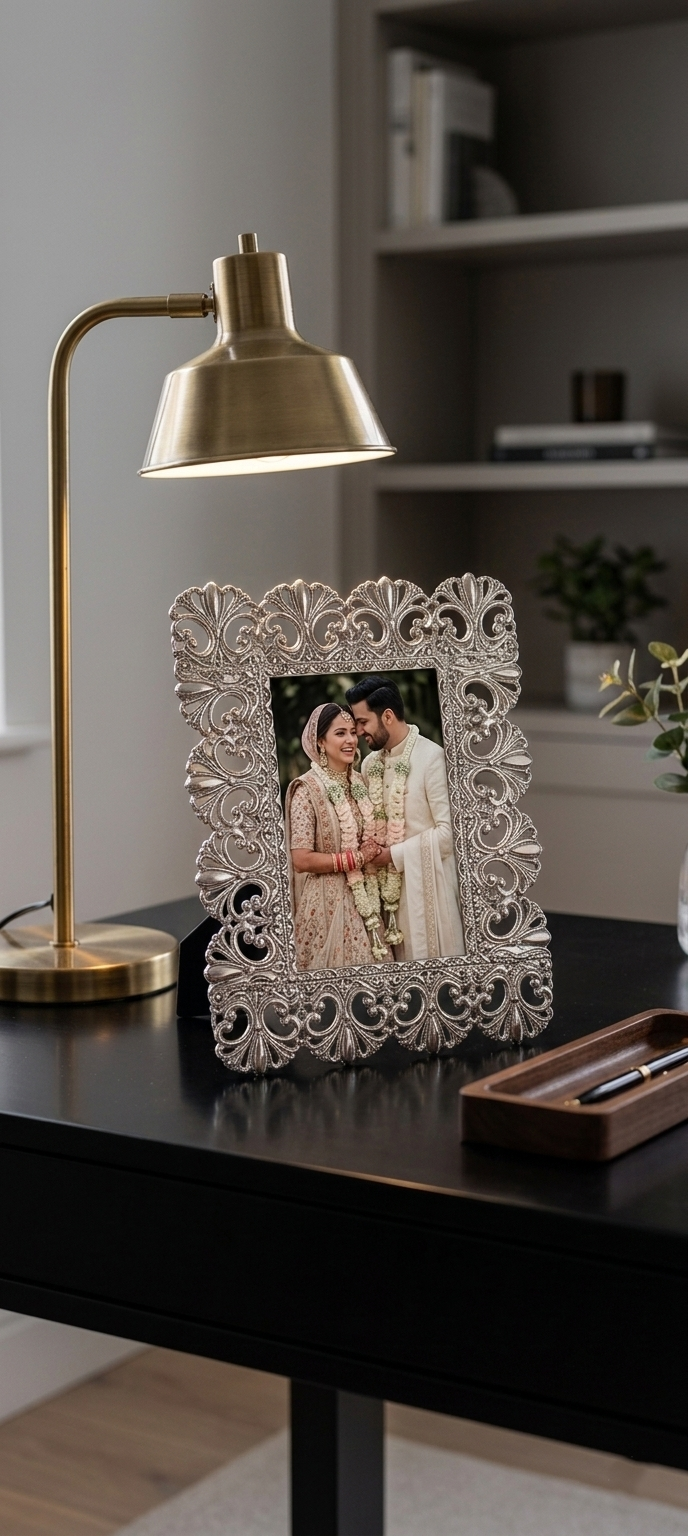Ornate Silver Photo Frame