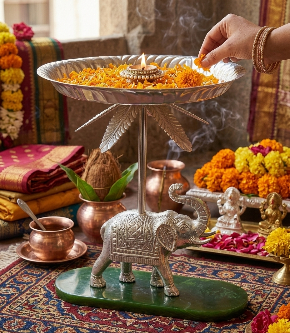 The Maharaja Silver-Plated Server