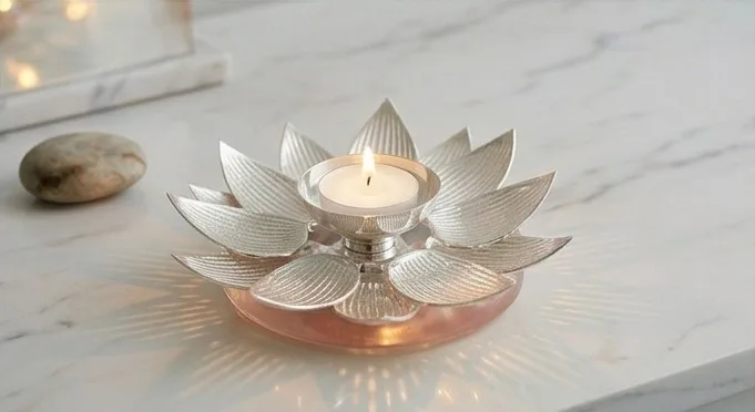 Petal Tealight Holder With Box